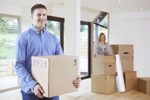 Local moving van service in Hampstead with organized loading