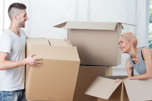 Removal team planning a home move in Hampstead