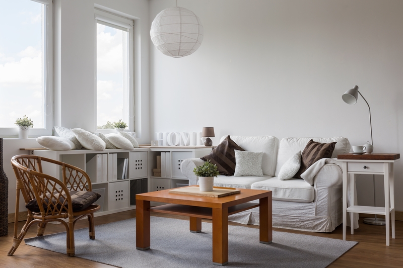 Furniture and boxes prepared for transport in Hampstead